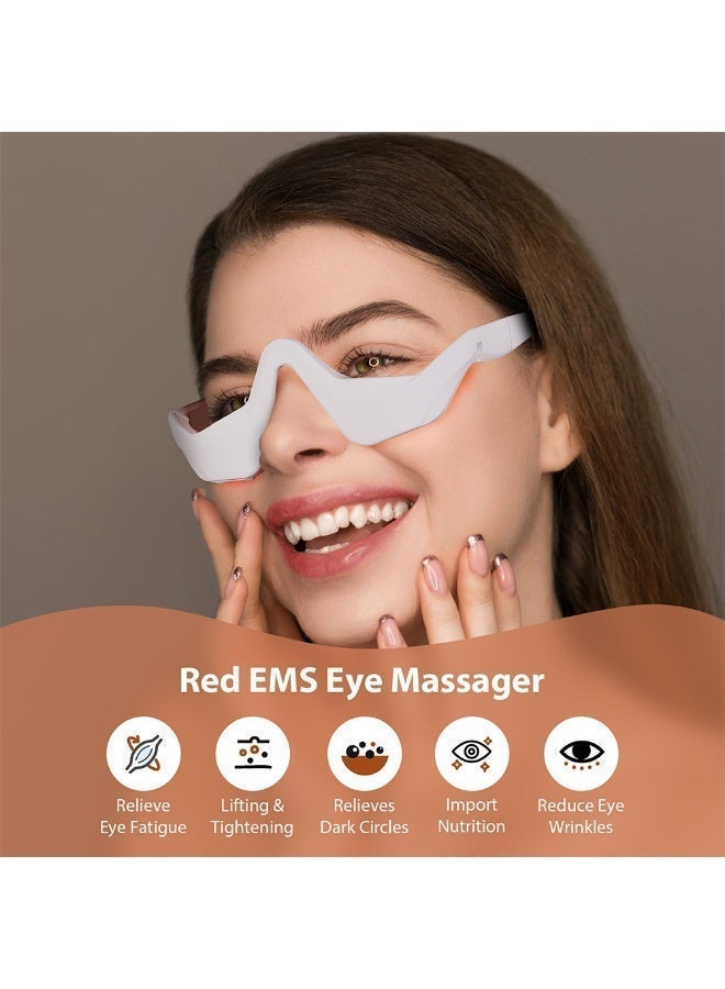 كيلو كيلو فولت جهاز إزالة تجاعيد العين، العناية بالعين، جهاز تدليك العين ثلاثي الأبعاد، واقي العين النبضي EMS، شد أكياس العين، تقليل الخطوط الدقيقة والهالات السوداء - Image 4